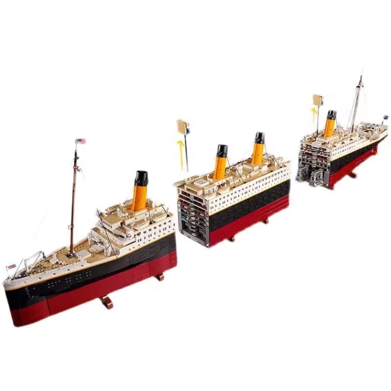 Bauset kompatibel mit LEGO Titanic Schiff 10294