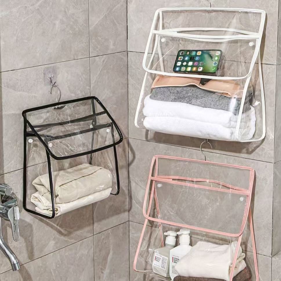 Bathroom storage hanging bag, large capacity, waterproof