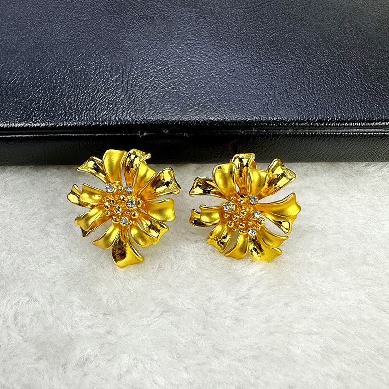 Dubai Brautschmuckset, 24K vergoldet, vierteilig