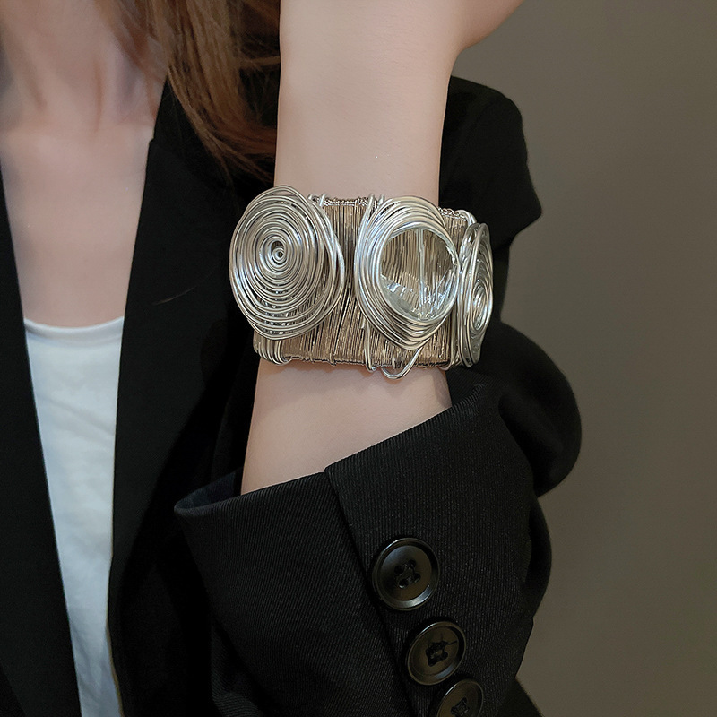 Silberarmband Strass minimalistischer Stil Mode Damenschmuck