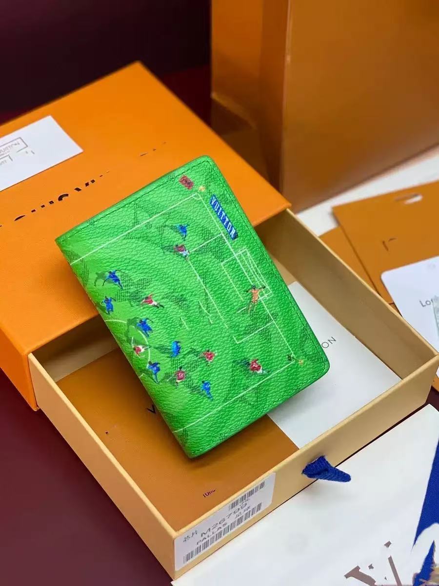 Leather passport wallet, bifold, card holder, multifunctional