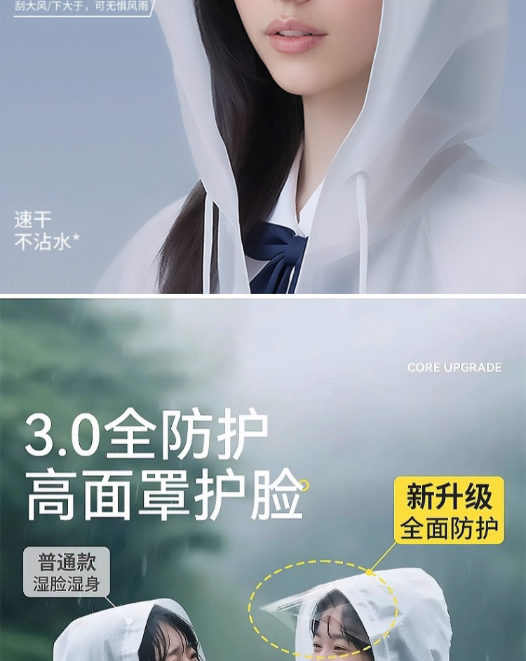 连体雨衣一体式加厚全身防暴雨反复使用雨披户外成人雨衣厂家批发