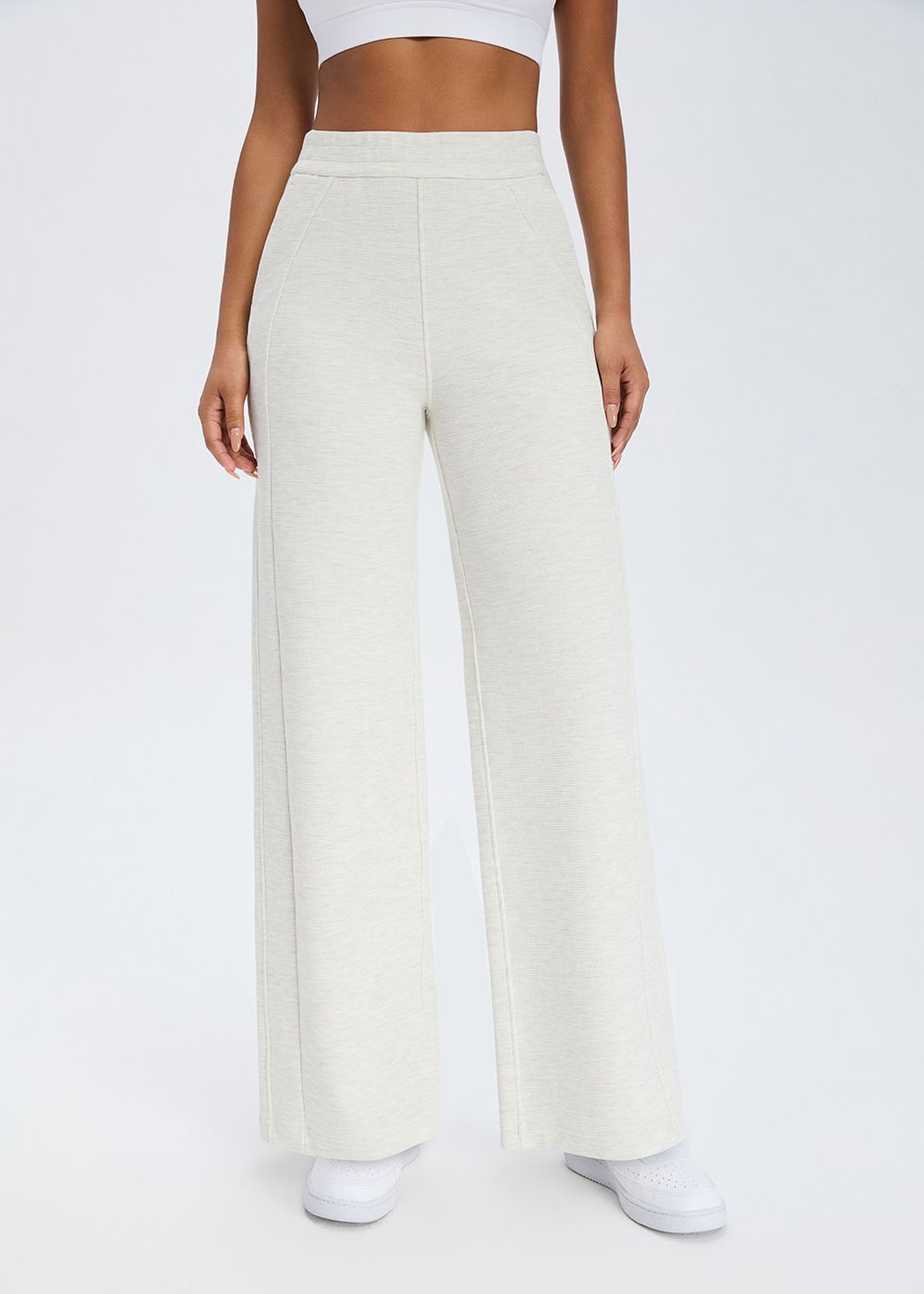 Athena Lulu waffle yoga pants, high waist, straight leg