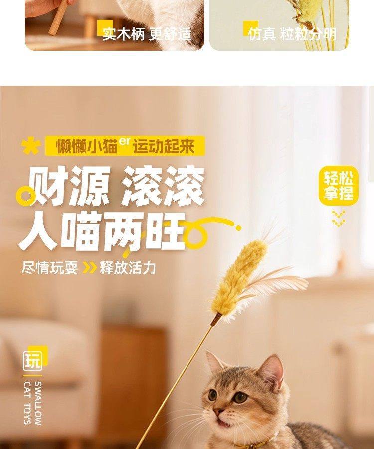 Kedi oyuncağı, arpa lavanda, teaser çubuğu