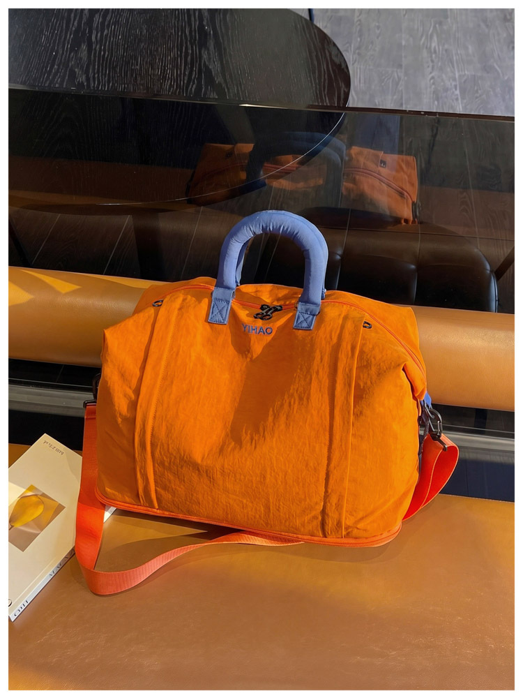 Nylon seyahat çantası, neme dayanıklı, ayakkabı bölmesi, 35L+