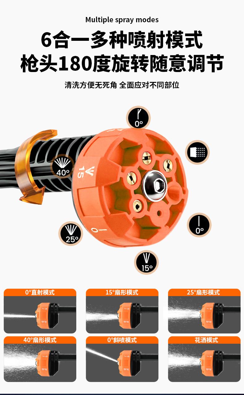 Cordless High-Pressure Water Gun Lithium Battery