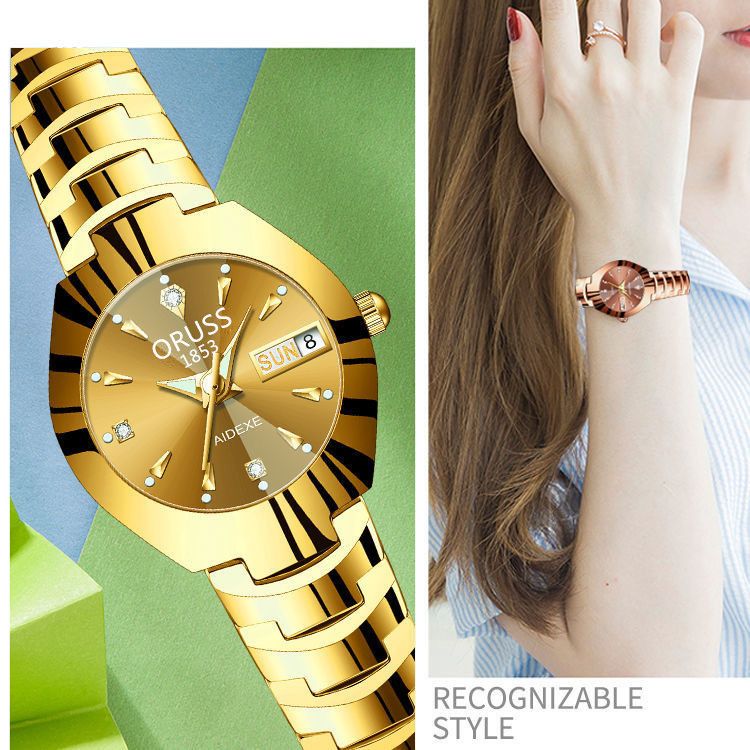 Automatic women's watch, waterproof, luminous