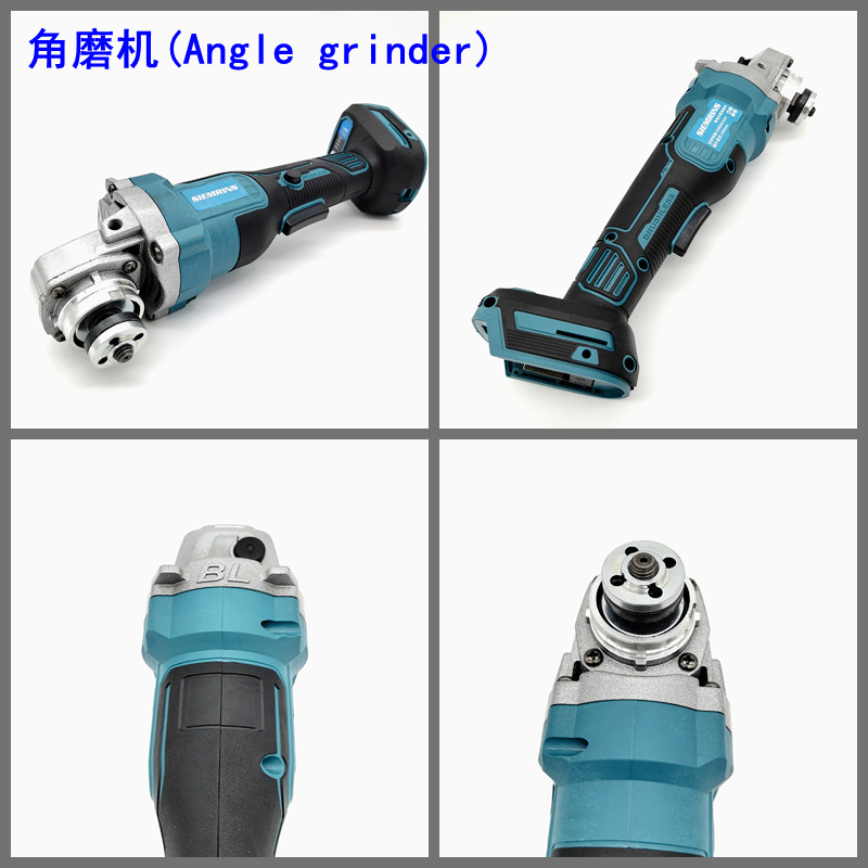Rechargeable lithium-ion power tool set, hammer and grinder