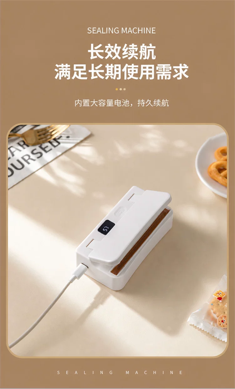 Mini heat sealer, otomatik mühür, çok seviyeli ayar