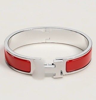 H letter pure silver bracelet, gold plated, couple style