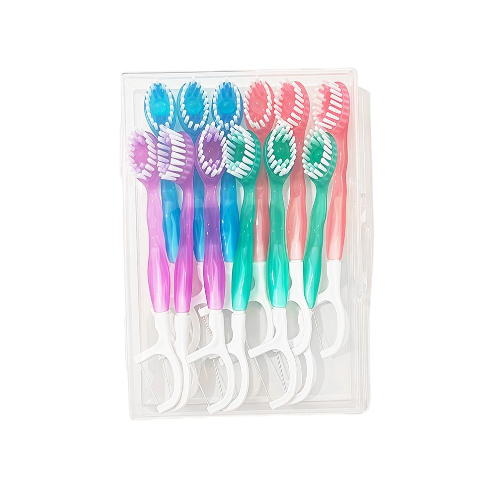 Disposable toothbrush set, portable