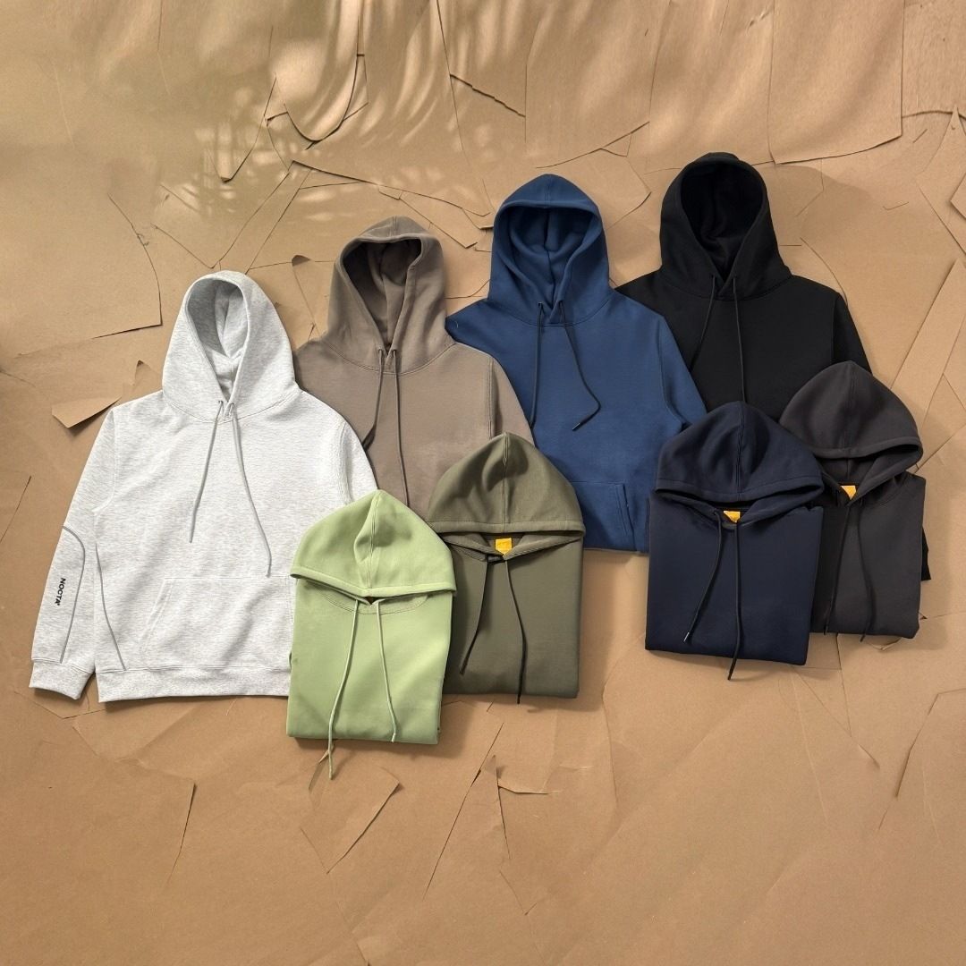 Kapüşonlu sweatshirt takımı yansıtıcı şerit