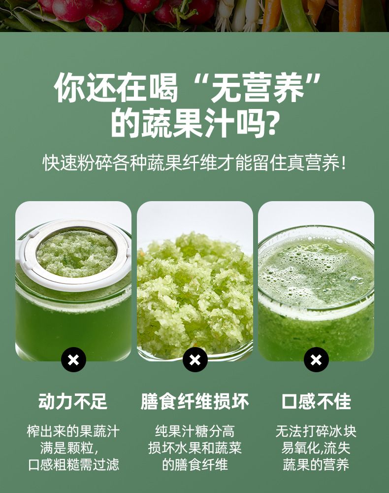 Fruit juicer, portable, large capacity
