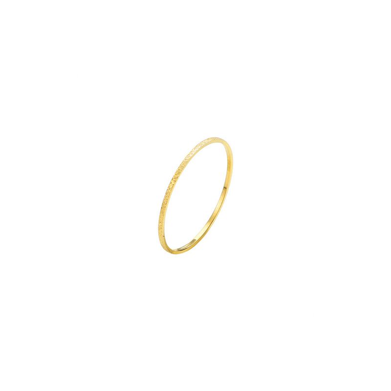 Titanyum çelik yüzük, 0.5mm, mat, kadın