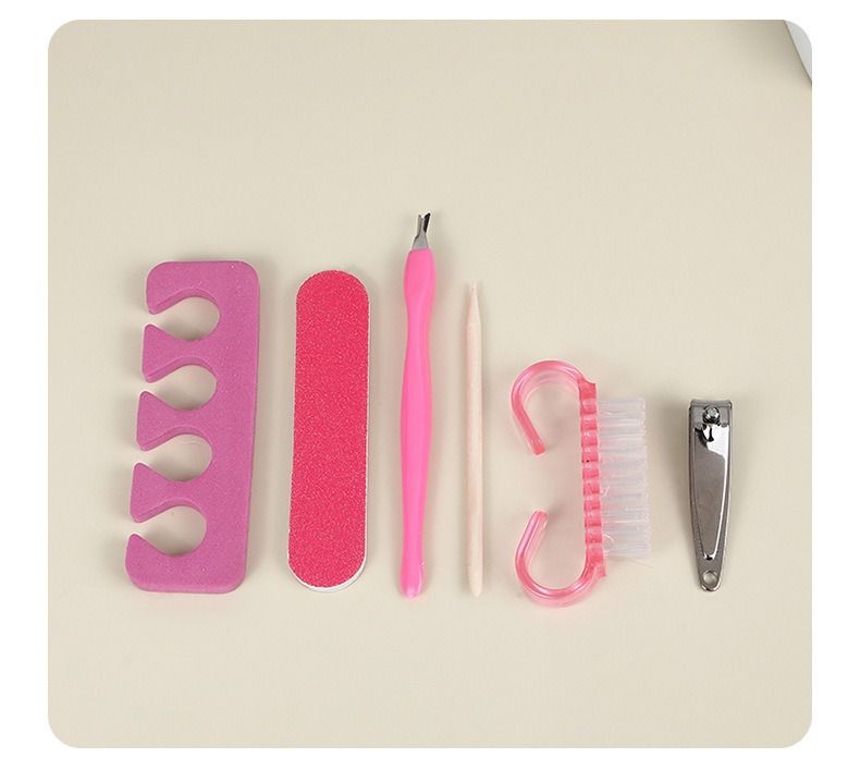 Portable nail care kit with clippers, file and tools