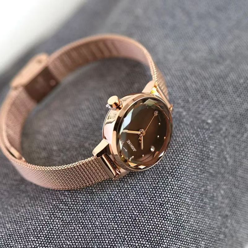 Women's quartz watch, minimalist design, Korean style