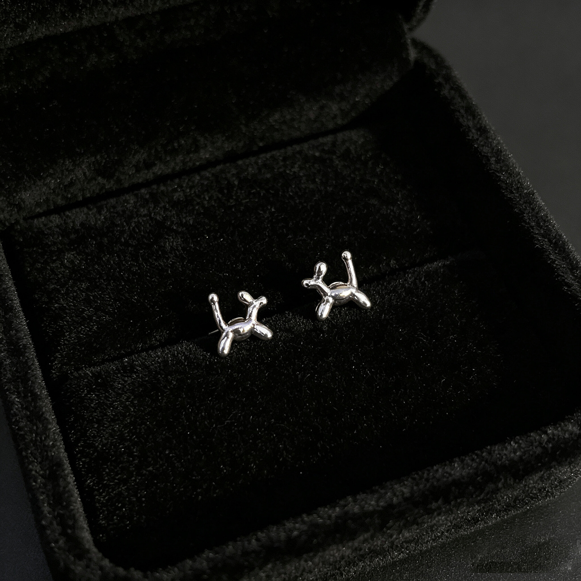 S999 Sterling Silver Zircon Stud Earrings Women