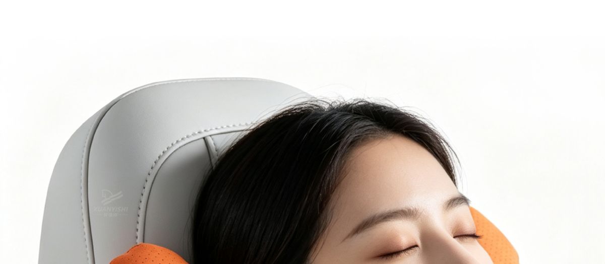 Car Headrest and Lumbar Support Pillow, S-Type, Adjustable