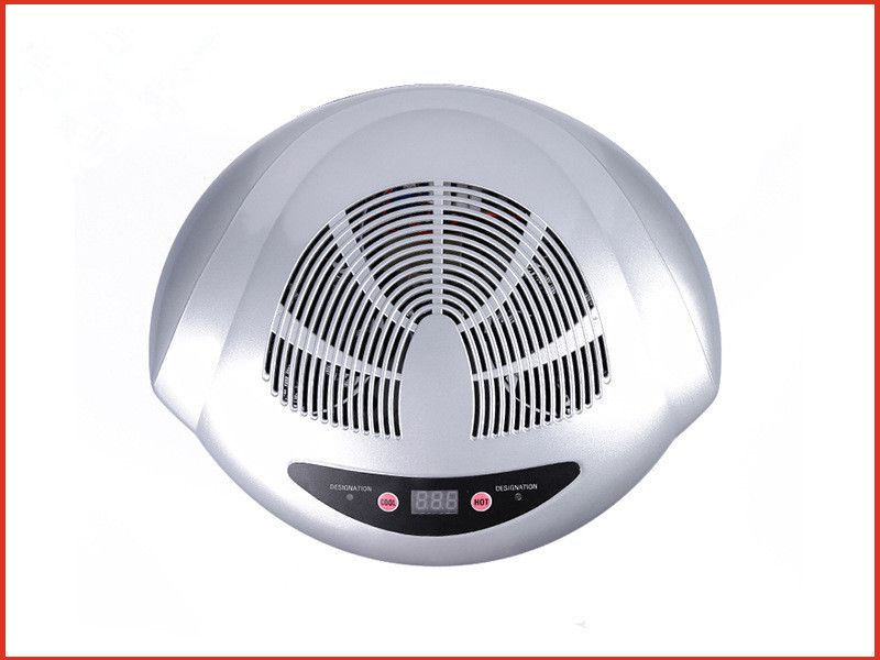 Induction nail art polish dryer, cold and hot air