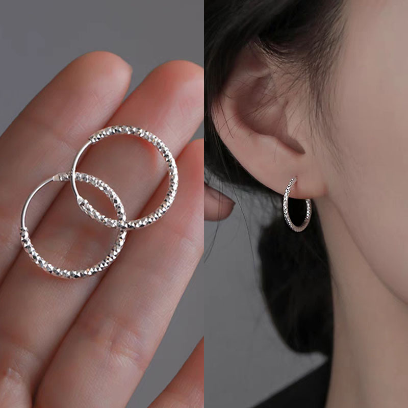 S925 Sterlingsilber Ohrringe für Damen, verblasst nicht