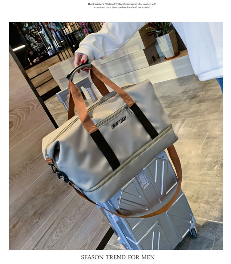Gym Bag, Dry-Wet Separation, Independent Shoe Compartment