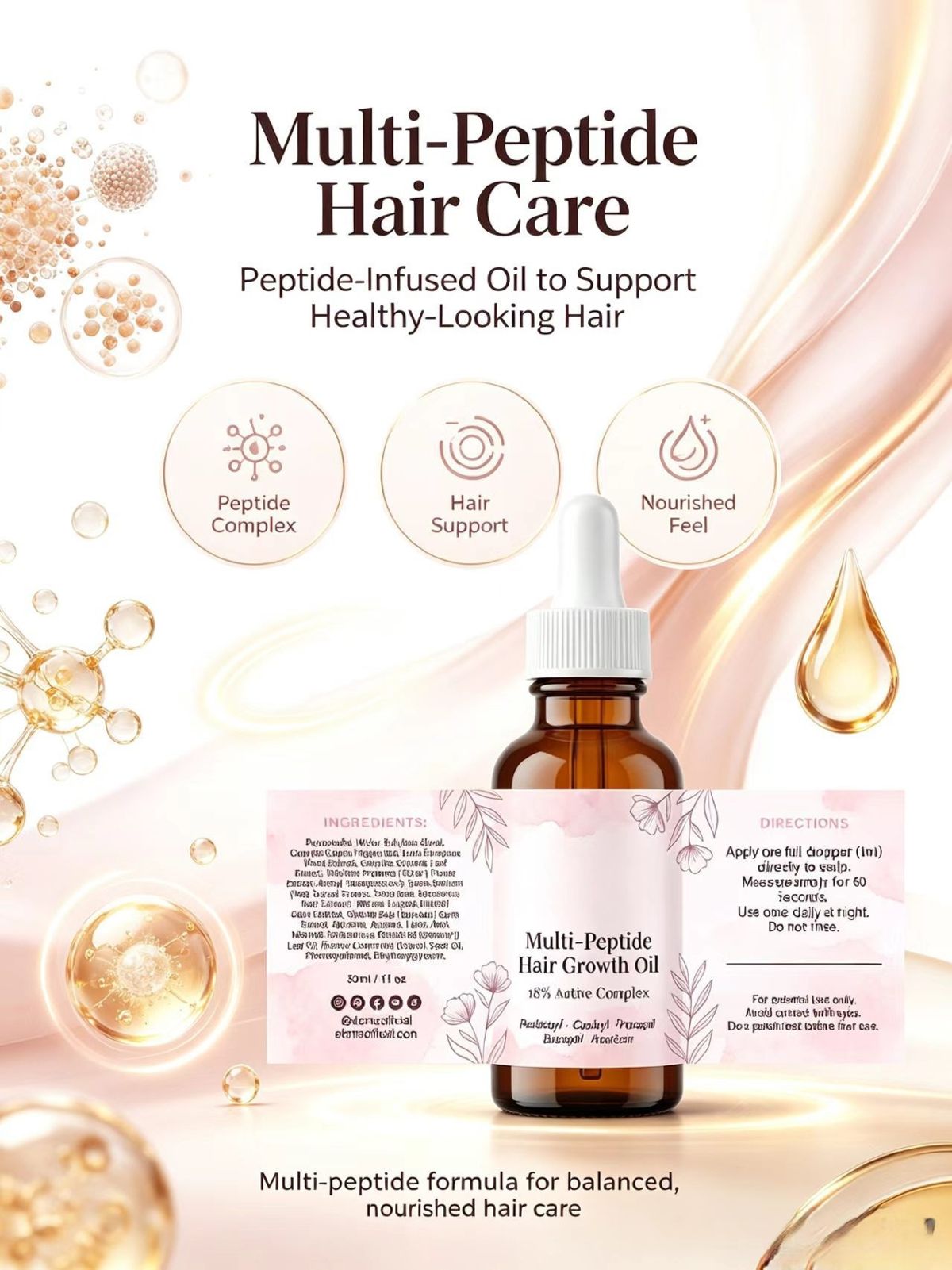 Hair Growth Oil, Saç Derisi Bakım Ürünü
