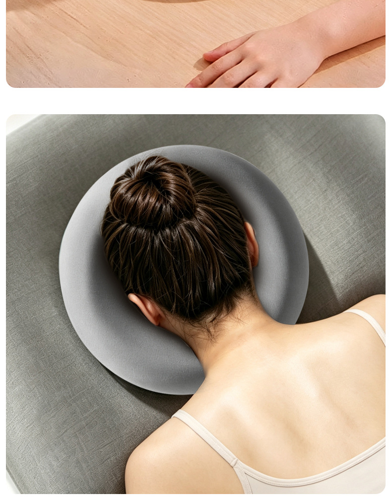 Office nap pillow latex U-shaped beauty salon pillow