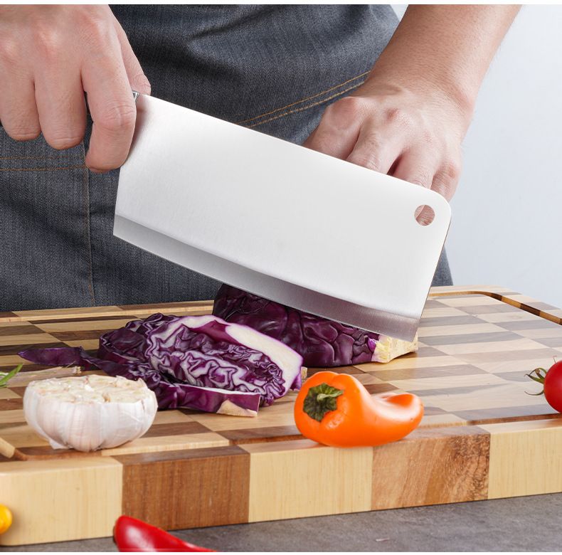 Stainless steel chef knife set, 6-piece