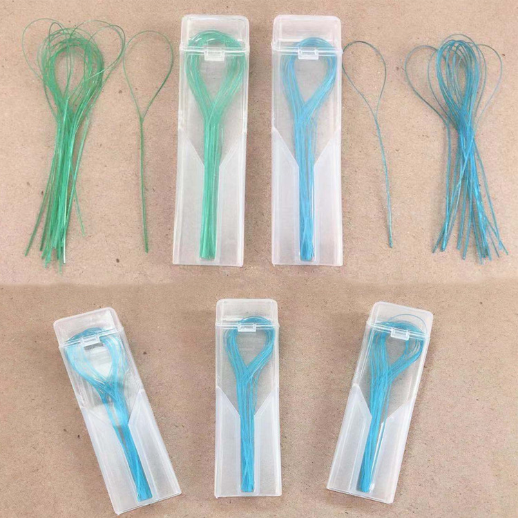 35支盒装牙线针玩具穿引线穿引线牙套钢牙牵引线3件套装