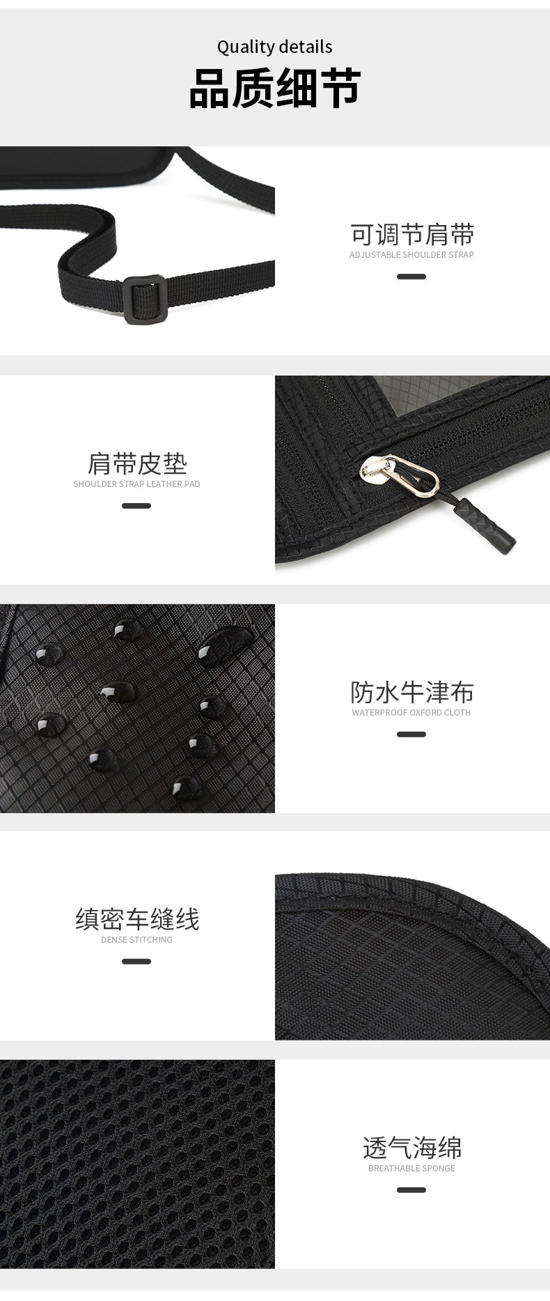 RFID document organizer, neck strap, passport protection case
