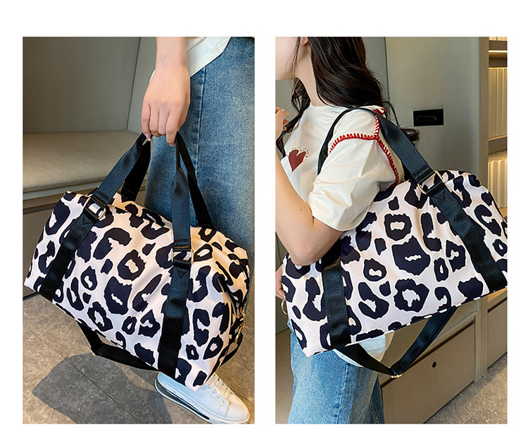 Travel Bag, Large Capacity Cow Print, Carry-on