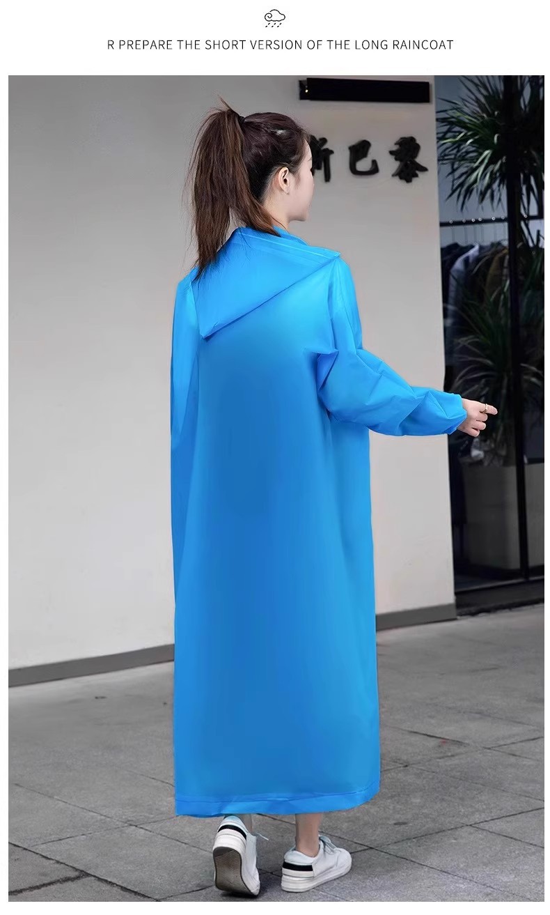 Uzun beden yağmurluk outdoor yağmur ponchosu taşınabilir