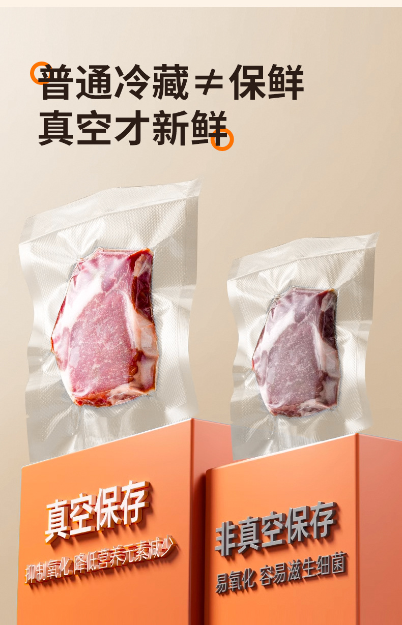 Household vacuum compression sealer food preservation