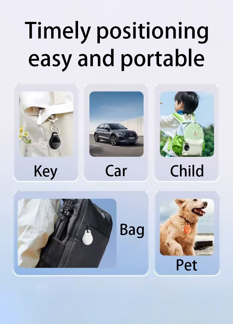 Smart GPS tracker device for keys and pets