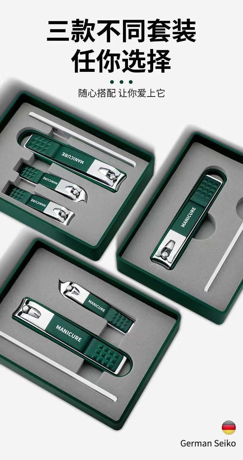 Spritzschutz-Nagelschere Set mit Geschenkbox
