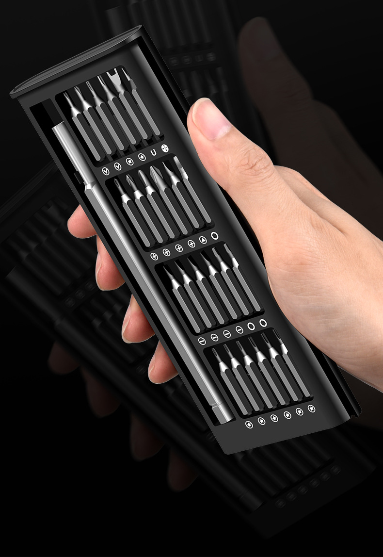 Precision screwdriver set for phone and computer repair