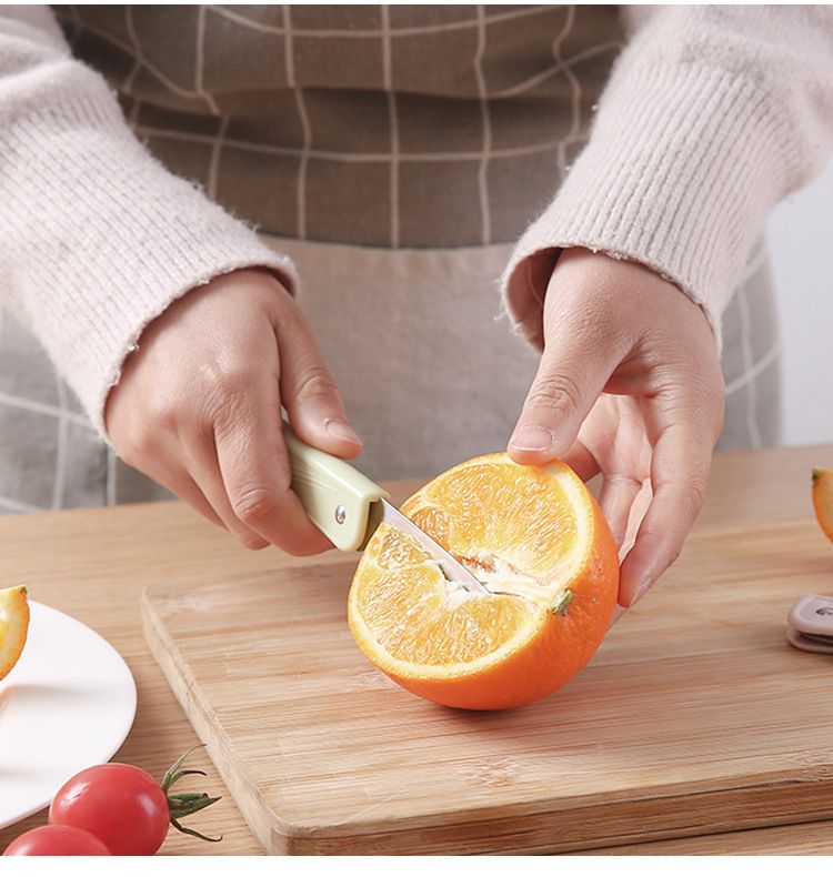 Ceramic kitchen knife, foldable, portable peeling blade
