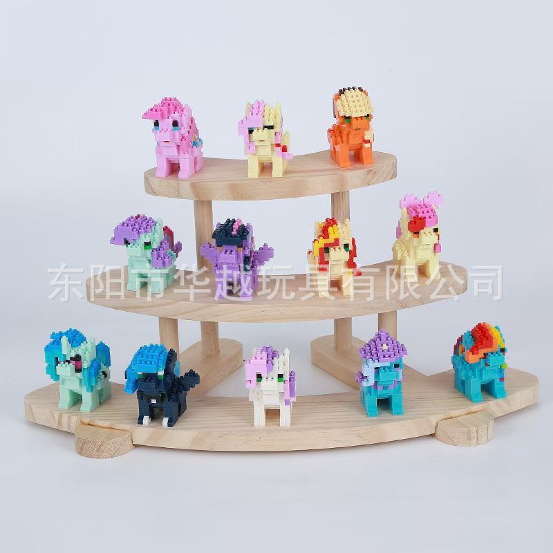 Micro particle building blocks set, children's assembly