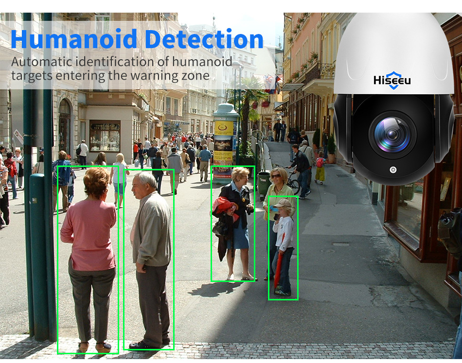 Hiseeu Camera, POE Wired 30x Zoom 5MP PTZ