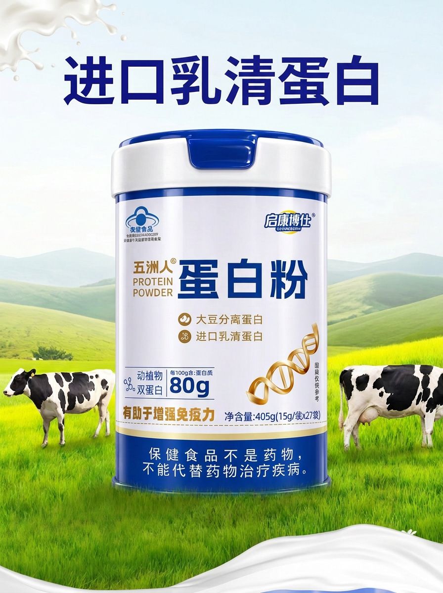 Protein powder, plant and animal dual protein, senior nutrition