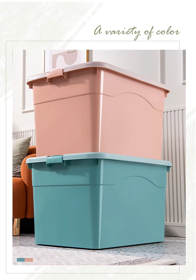 Kunststoff-Aufbewahrungsbox, transparent extra groß japanischer Stil