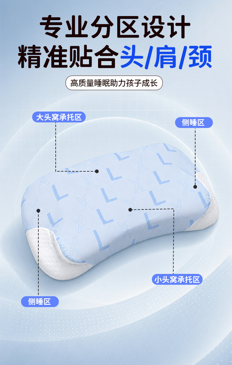Children's Neck Protection Pillow, Memory Foam, 1-18 Years