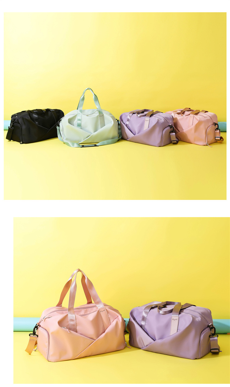 Women's sports fitness bag, dry wet separation
