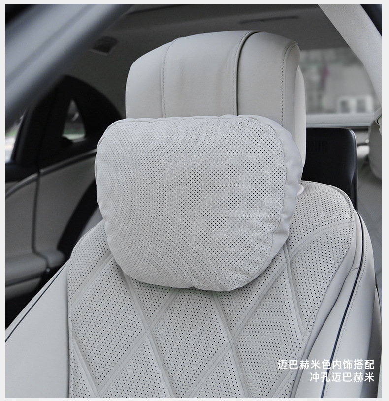 Universal Car Neck Pillow with Lumbar Support, Perforated