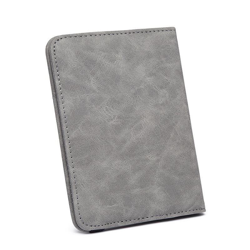 PU leather passport bag, RFID protection, multiple card slots