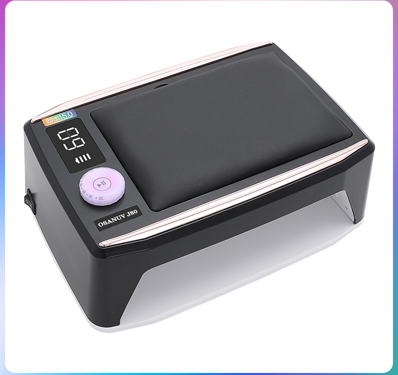 380W manicure gel lamp with hand pillow, portable dryer