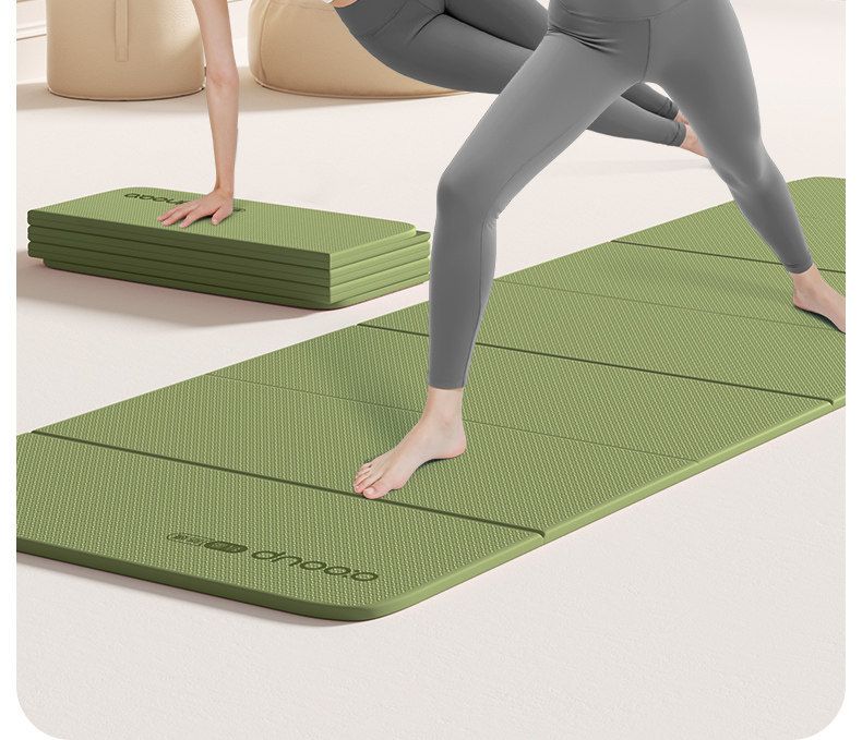 Yoga matı katlanabilir POE, profesyonel, şok emici, sessiz