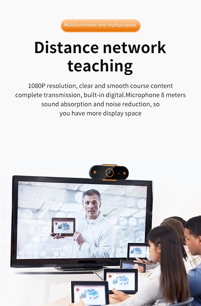 A11 4K 1080P USB webcam for video conferencing and chat