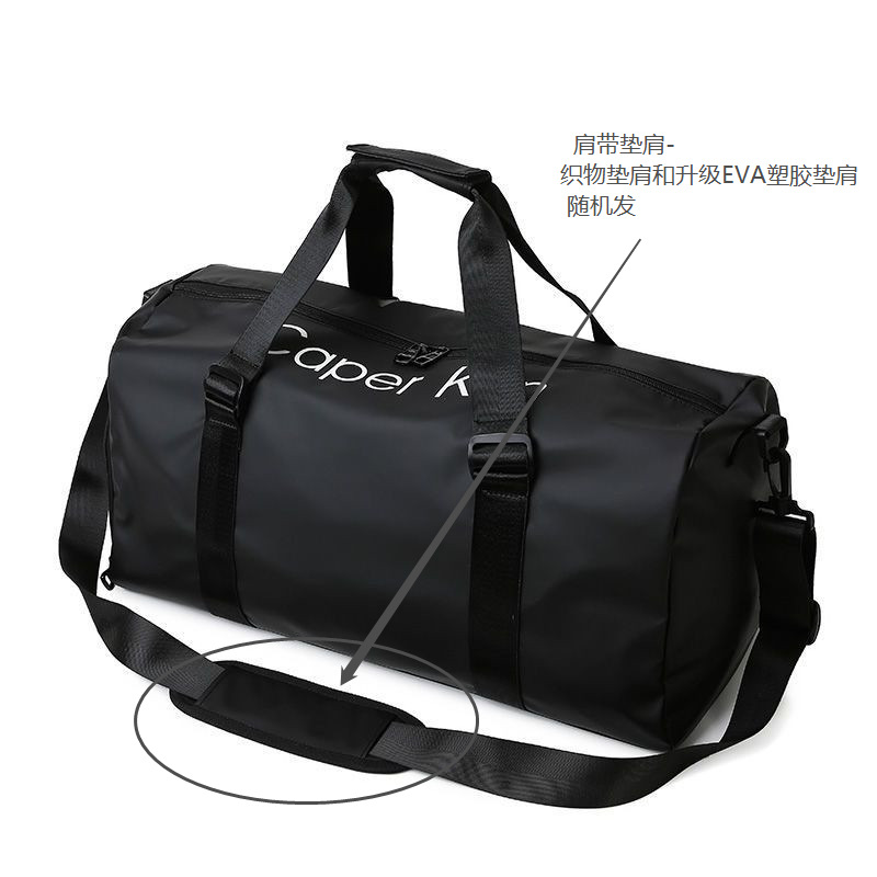 Sports backpack waterproof with dry-wet separation compartment