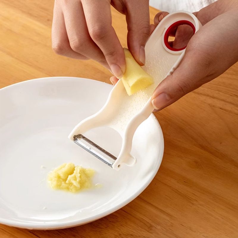 Stainless steel kitchen peeler, multifunctional